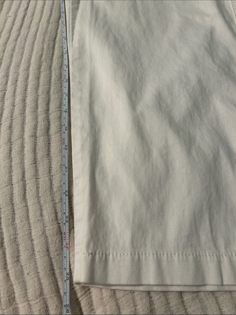 Levi's Cropped Utility Pants Women’s 30 Cream Cotton Ankle Baggy - Picture 11 of 11